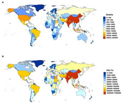 Frontiers | Trends In Global Burden Of Diseases Attributable To Lead ...